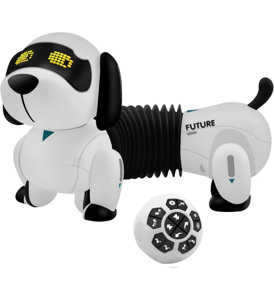 Robotski pes DOGGY, jazbečar, otroška igrača, daljinski upravljalnik + spremljanje