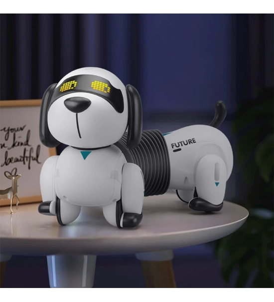 Robotski pes DOGGY, jazbečar, otroška igrača, daljinski upravljalnik + spremljanje