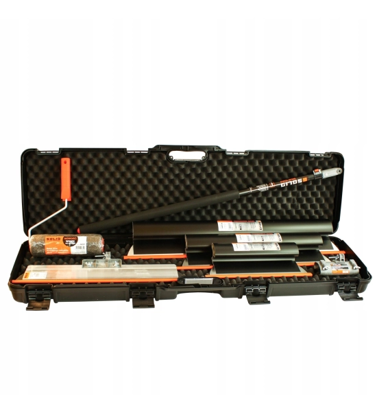 Komplet nožev za kitanje z izravnalno maso in valjčkom v kovčku SOLID