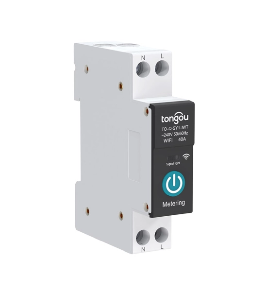 Wi-Fi Pametni inštalacijski odklopnik brez merjenjem 1P 10-63A, DIN letev