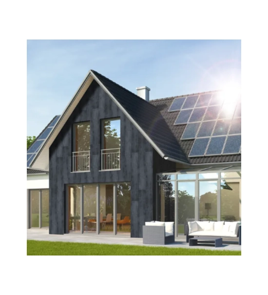 Fasadna obloga v roli, imitacija lesa, antracit, 260 cm x 18 cm x 0,3 cm (0,47 m²)