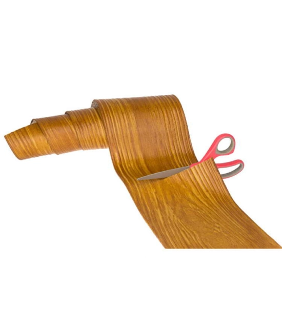Fasadna obloga v roli, imitacija lesa, zlati hrast, 260 cm x 18 cm x 0,3 cm (0,47 m²)