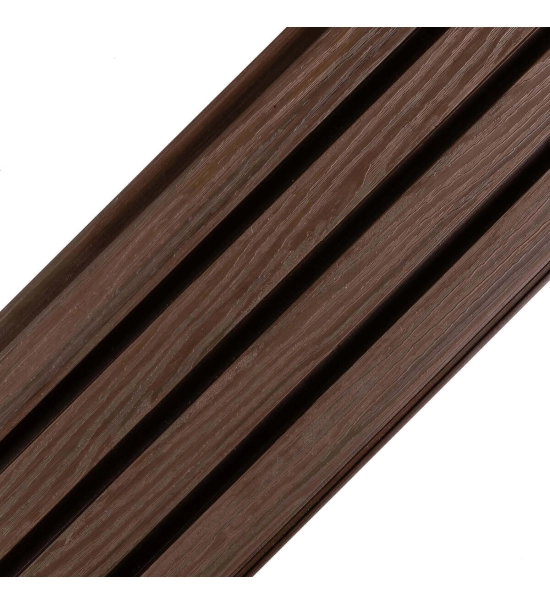 Zunanji leseni panel, WPC, 219x26x2900mm, oreh (0.63 m2)