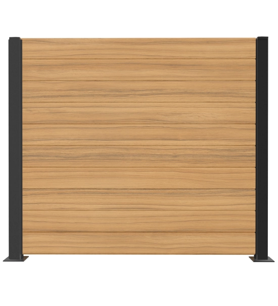 WPC deska za ograjo, TEAK, 162x20 mm, 1750 mm dolžina, široke letvice