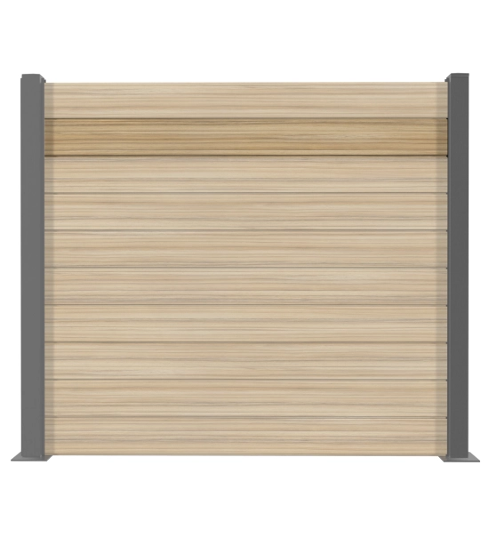 WPC deska za ograjo, JAVOR, 162x20 mm, 1750 mm dolžina, široke letvice