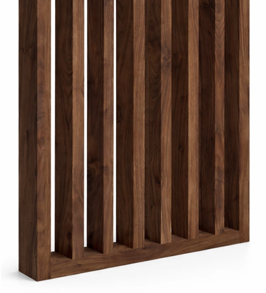 Lesene letvice za pregradne stene (28x60mm) (oreh)