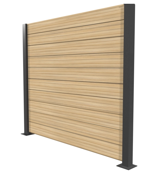 WPC deska za ograjo, JAVOR, 162x20 mm, 1750 mm dolžina, široke letvice