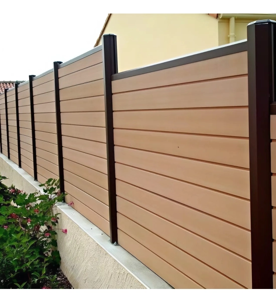 WPC deska za ograjo, TEAK, 162x20 mm, 1750 mm dolžina, široke letvice