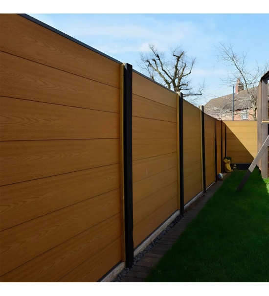 WPC deska za ograjo, TEAK, 162x20 mm, 1750 mm dolžina, široke letvice