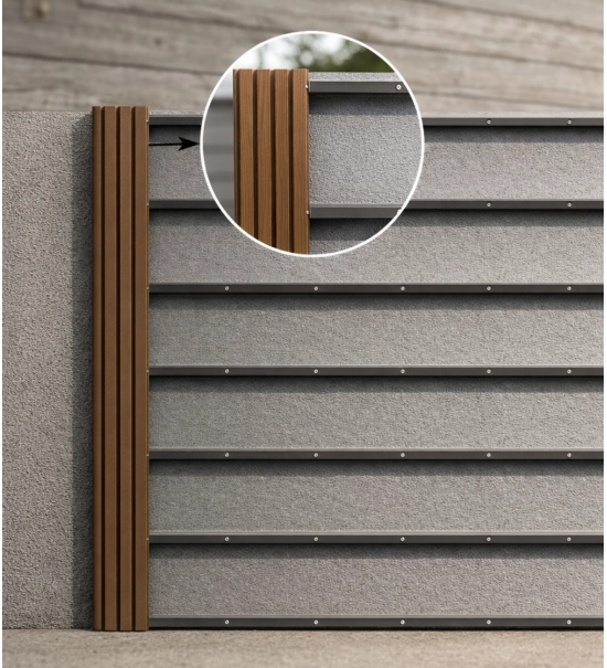 Profil za WPC fasadno konstrukcijo, 40x25 mm, dolžina 2900 mm