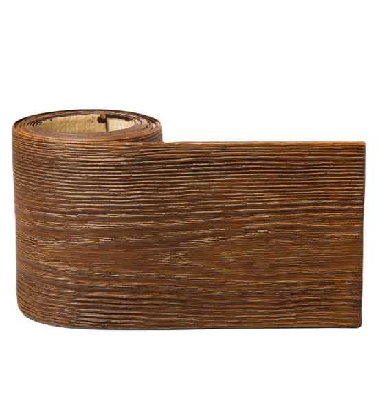 Fasadna obloga v roli, imitacija lesa, oreh, 260 cm x 18 cm x 0,3 cm (0,47 m²)