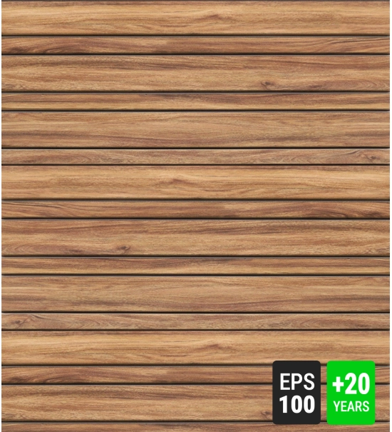 Fasadni panel, imitacija lesa, RUSTIK HRAST, 120x50x2 cm, stiropor EPS 200 (0.60 m²)