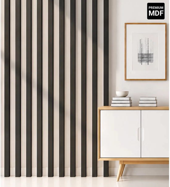 3D decorative slats, wooden strips for walls, ceiling, or partition wall (28x37 mm) (FLAGSTAFF OAK)