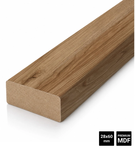 Lesene letvice za pregradne stene (28x60 mm) (HRAST CATANIA)