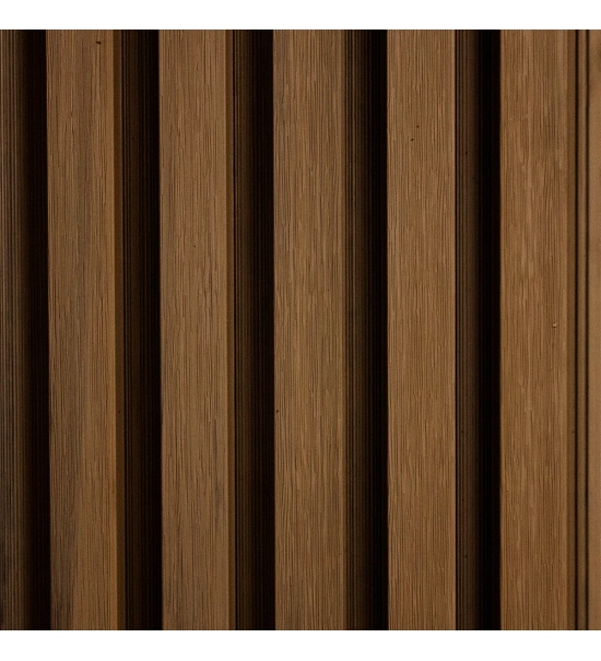 WPC fasadni panel TEAK TWIX MINI, 5 lamel, 217x2900 mm, brušena tekstura