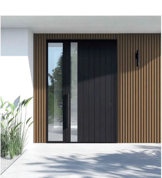 WPC fasadni panel DARK TEAK/ČRNA, 219x2900 mm, dvobarvni (0,63 m²)