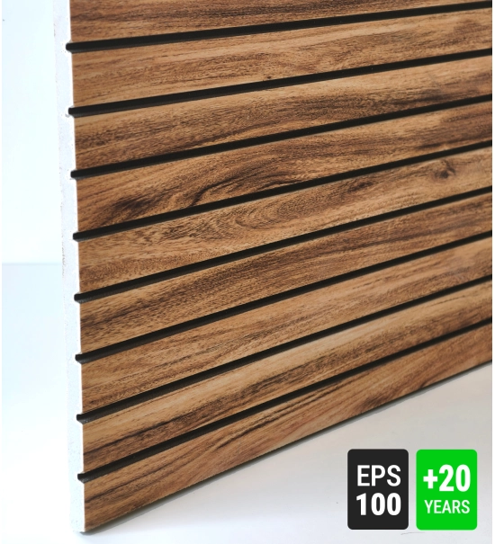 Fasadni panel, imitacija lesa, SIBIRSKI MACESEN, 120x50x2 cm, stiropor (0,60 m²)