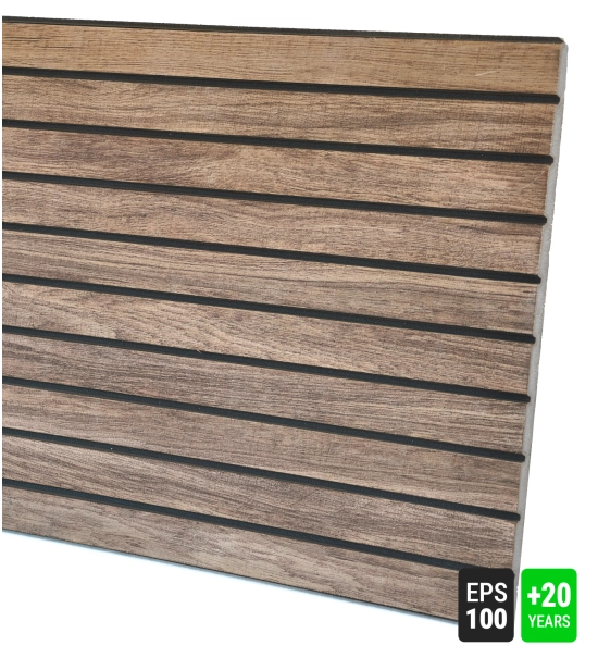 Fasadni panel, imitacija lesa, STARI OREH, 120x50x2 cm, stiropor (0,60 m²)