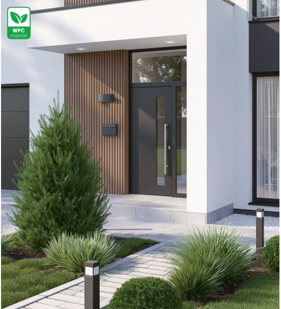 Zunanji leseni panel, fasadni, WPC, 219x26x2900mm, les (0.63 m2)