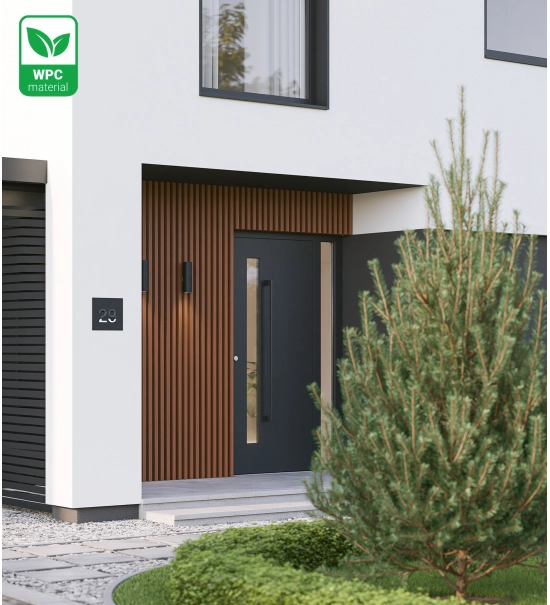 Zunanji leseni panel, fasadni, WPC, 219x26x2900mm, les (0.63 m2)
