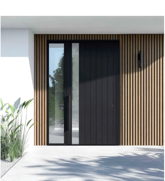 WPC fasadni panel TIK/ČRNA, tekstura LESNA STRUKTURA 2K26, 219x2900 mm, dvobarven (0,63 m²)