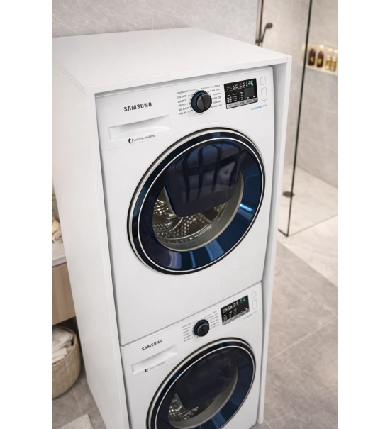 Omara za pralni in sušilni stroj (okvir) 180 × 64 × 60 cm