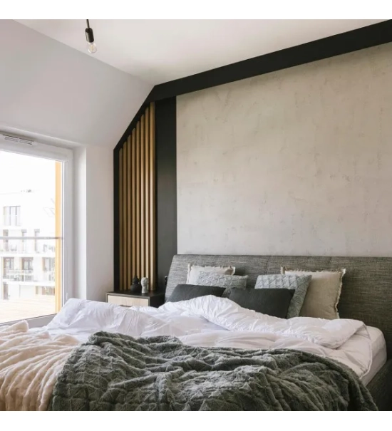 3D dekorativne lamele HRAST WOTAN, lesene letvice za stena ali strop (28x37 mm)