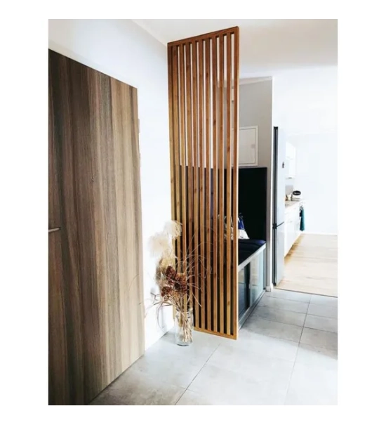 3D dekorativne lamele HRAST WOTAN, lesene letvice za stena ali strop (28x37 mm)