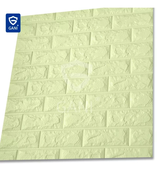 3D samolepljive tapete nalepke v izgledu opeke 3.5 mm (siva) (10 kosov / 5.39 m2)