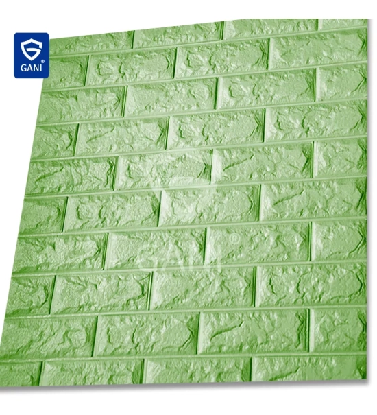 3D samolepljive tapete nalepke v izgledu opeke 3.5 mm (siva) (10 kosov / 5.39 m2)