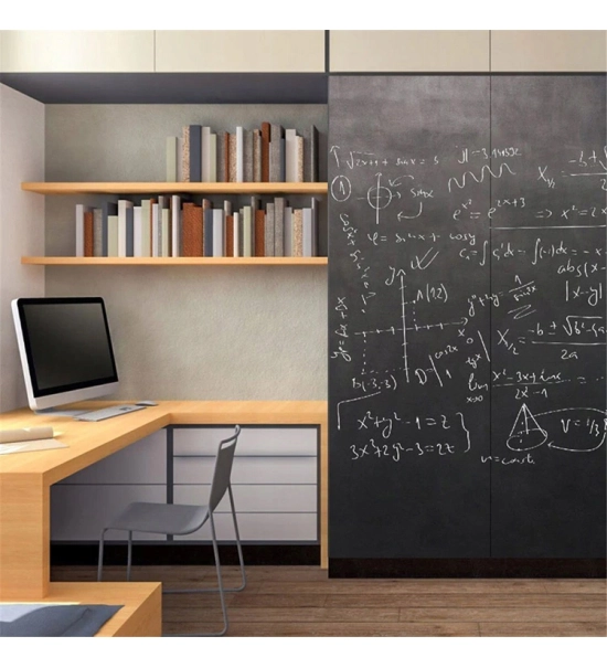 Samolepilna folija tipa "šolska tabla" za stena za otroško sobo 45x200 cm