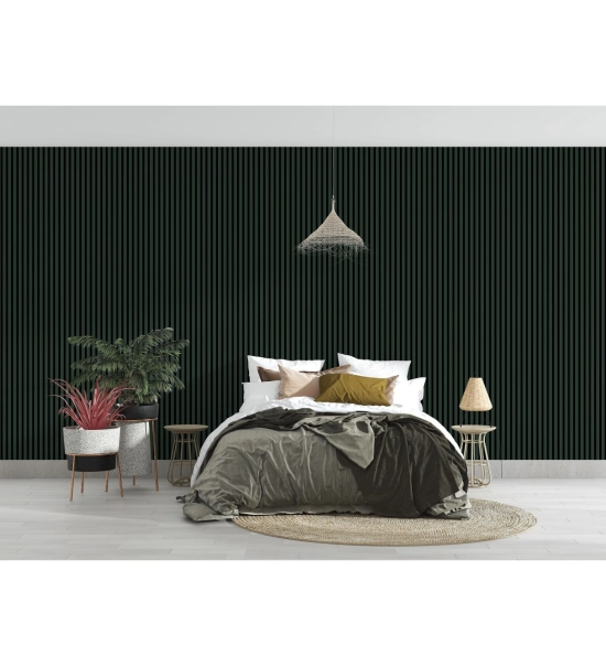 3D dekorativne lamele za stene in strop, lesena letev (zelena steklenica) 16x28mm