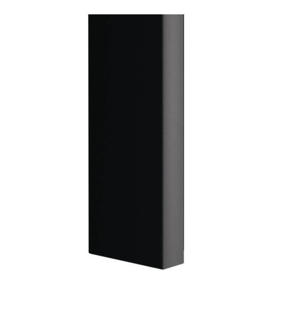 Lesene letvice za pregradne stene (28x60mm) (črna)