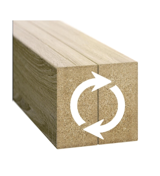 3D dekorativne lamele za stene in strop, lesena letev (hrast sonoma) 16x28mm