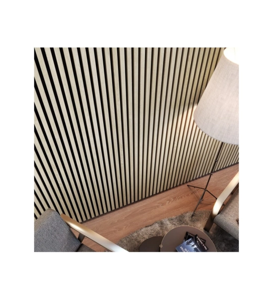 3D dekorativne lamele za stene in strop, lesena letev (hrast sonoma) 16x28mm