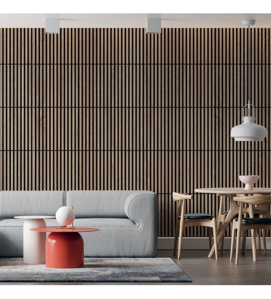 Akustični panel, hrast sonoma, 60x60cm