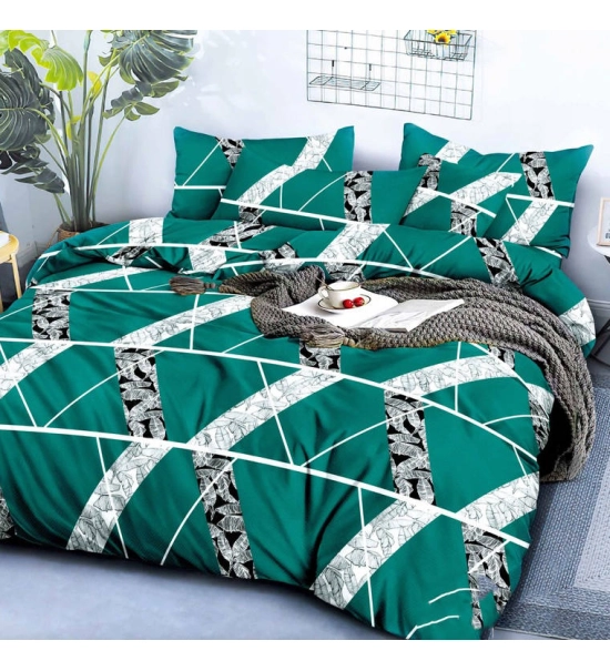 Posteljnina 160x200, 3 delna, temno zelena